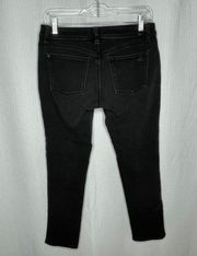 DL1961 Black Angel Mid Rise Skinny‎ Jeans