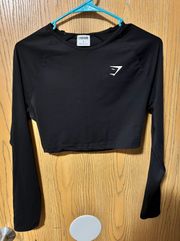 Gymshark Long Sleeve Training Crop Top