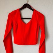 Align Long Sleeve Shirt NWT Size 4 Solar Orange