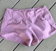 Athletic Shorts Mauve Blush Womens Medium