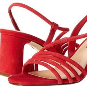 Red Zariah Strappy Slingback Sandal