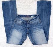 Women’s Ada Relaxed Fit Western Blue Denim Jeans 26 Long