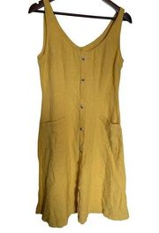 Linen blend dress by Rhythm Livin, summer sleeveless coastal