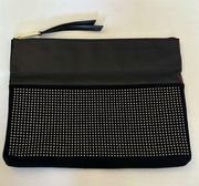 Vince Camuto Peri Convertible Clutch Black EUC