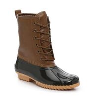 Sporto Women’s Attina Original Duck Boots size 8.5 brown and tan color