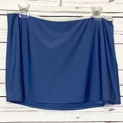 Michael Kors Blue Nylon/Spandex Skirt Size Medium