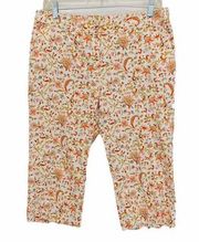 TOMMY BAHAMA Floral Capri Pants Sz 8 Women’s