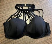 Adore Me 44D Black Enisa Contour Plus Bikini Top