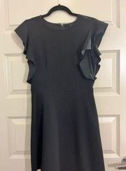 Who What Wear - Black Ruffle Dress