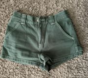 Green Carpenter Shorts