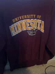 Minnesota Store University of Minnesota Maroon Crewneck