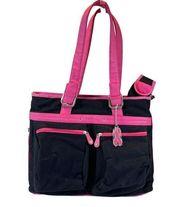 Mobile Edge forHer Eco-Friendly Tote (Black with Pink Trim)