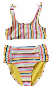 Wonder Nation striped bikini