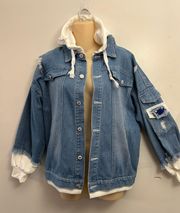 Stylish women's denim jacket .Size M. $45.