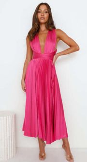 Prime Asset Maxi Dress Hot Pink