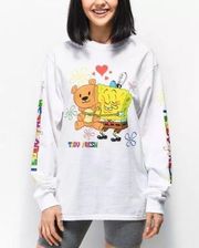 Teddy Fresh x Spongebob Squarepants Nickelodeon tee shirt size large women’s