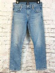 Citizens of Humanity COH Elsa Slim Fit Crop Jean Denim Light Medium Wash Size 26