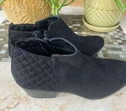 Style and Co black booties size 8