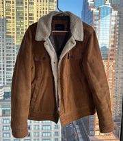 Corduroy Brown Fleece Lined Jacket