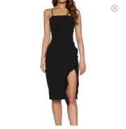 Carmelle Ruffle Slit Dress - Size 6/S