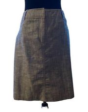 Larry Levine Stretch Gray Pencil Skirt Size 16