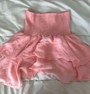 SheIn Pink Preppy Skirt