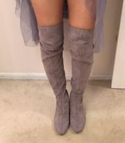 over the knee boots.