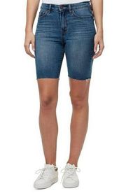 William Rast High Rise Biker Bermuda Denim Shorts NWT size 31