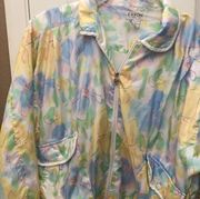 Lavon watercolor print jacket large