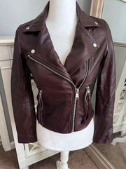 Leather Jacket NWOT 0