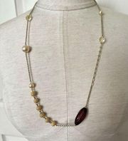 Rachel Roy beaded long 
necklace