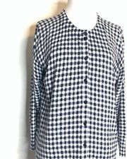 NWT Crown & Ivy gingham cardigan