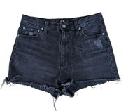 BDG Girlfriend High Rise Black Wash Shorts - Women's Size 30