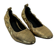 Vince Camuto Velenndi Bronze Ballet Metallic Flats Size 8