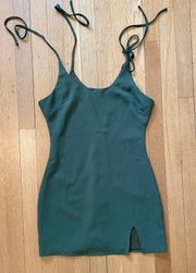 Army Green Mini Dress