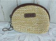 NWOT Y2K vintage woven small mini keychain coin purse bag cottagecore/coastal