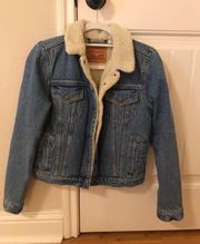 levi shearling jacket