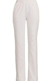 New Lands End Womens White Sport Knit Pants Small