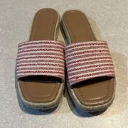 Universal Threads UNIVERSAL THREAD Maren Square Toe Espadrille Slide