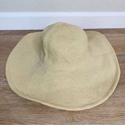 J. Crew Wide Brim 100% Paper Straw Sun Hat