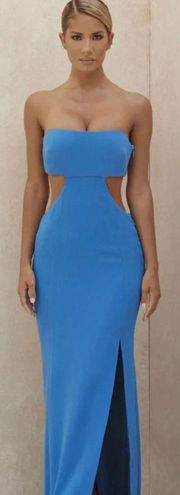 Blue Bodycon Formal Dress