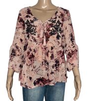 Floral Peasant Blouse