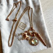 Kendra Scott Magical Charm Necklace Set in Rose Gold