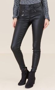 Faux Leather Jeans