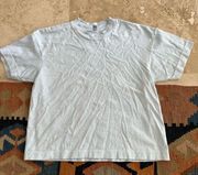 Crewneck crop top short sleeve shirt Los Angeles Apparel basic classic cotton