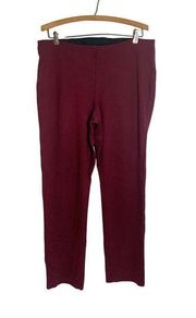 Women's JM Collection Dress Pants Trousers Slacks Burgundy Size 1X