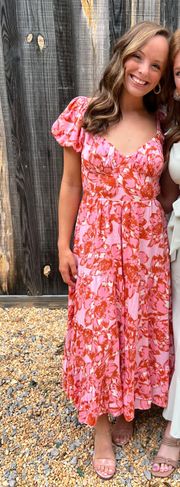 esther and co floral maxi dress