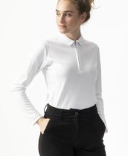 EUC  Long Sleeve Polo Shirt White