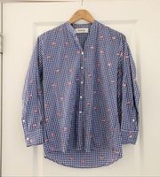 Ottod’Ame Gingham Embroidered Button Down Shirt