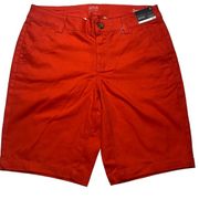 A. N. A. Orange Bermuda shorts 🩳 size 0 NWT